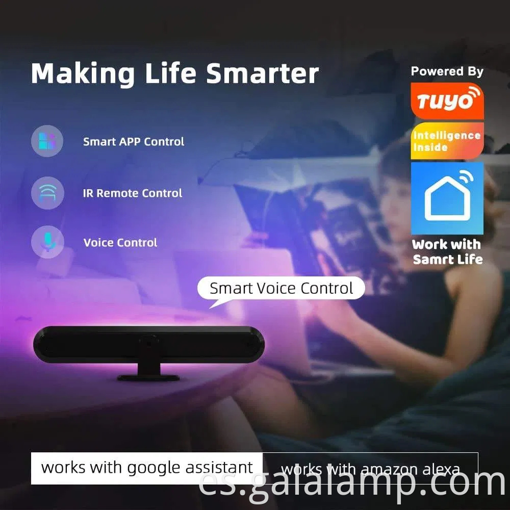 Luz de recolección LED ambiental para la configuración de la computadora definitiva